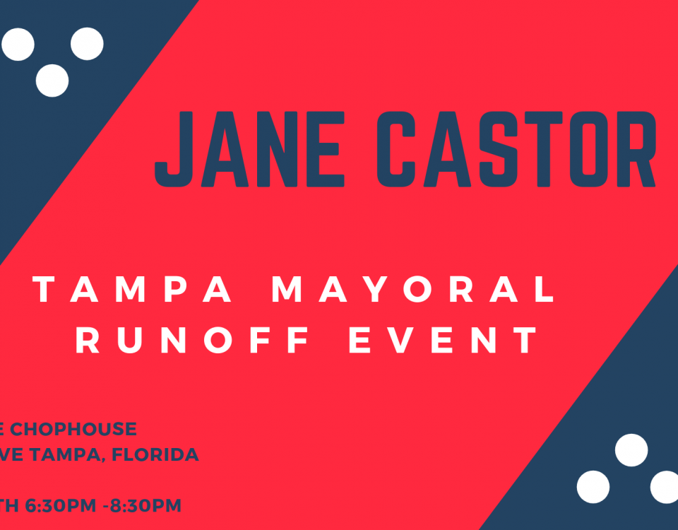 jane castor, republican, tampa, mayoral debate, election 2019, young republicans